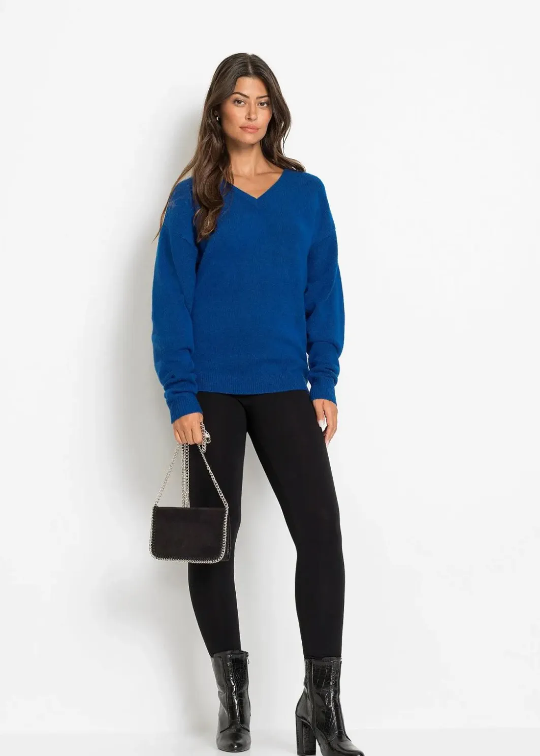 Damen bonprix Pullover & Strickjacken|Bekleidung·Jeans|Oversize-Strick-Pullover