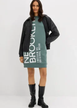 New Oversize-Sweatkleid aus weichem Baumwoll-Mix Damen Bekleidung·Blusen & Tuniken|Bekleidung·Pullover & Strickjacken