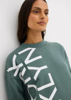 New Oversize-Sweatkleid aus weichem Baumwoll-Mix Damen Bekleidung·Blusen & Tuniken|Bekleidung·Pullover & Strickjacken