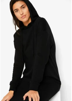 Damen bonprix Bekleidung·Röcke|Bekleidung·Blusen & Tuniken|Oversize-Sweatkleid mit Kapuze