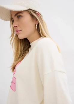 Damen bonprix Sweat|Bekleidung·Blusen & Tuniken|Oversize-Sweatshirt