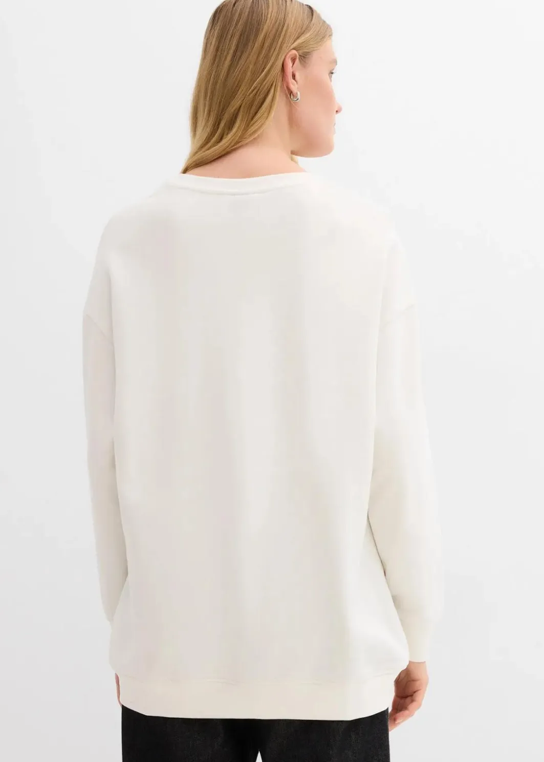 Damen bonprix Sweat|Nachhaltigere Materialien|Oversize-Sweatshirt