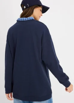 Damen bonprix Sweat|Nachhaltigere Materialien|Oversize-Sweatshirt