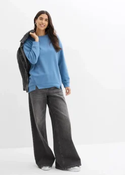 Damen bonprix Sweat|Nachhaltigere Materialien|Oversize-Sweatshirt