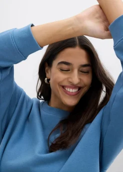 Damen bonprix Sweat|Nachhaltigere Materialien|Oversize-Sweatshirt