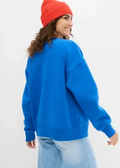 Damen bonprix Sweat|Basics|Oversize-Sweatshirt