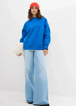 Damen bonprix Sweat|Basics|Oversize-Sweatshirt