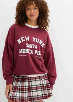 Damen bonprix Sweat|Nachhaltigere Materialien|Oversize-Sweatshirt