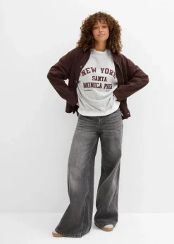Damen bonprix Nachhaltigere Materialien|Sweat|Oversize-Sweatshirt