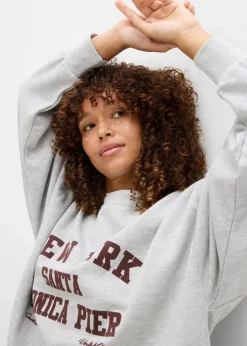 Damen bonprix Nachhaltigere Materialien|Sweat|Oversize-Sweatshirt