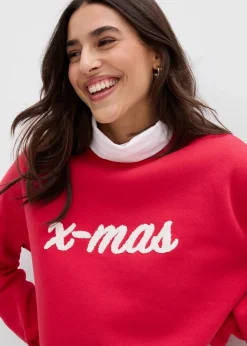 Oversize-Sweatshirt aus Baumwoll-Mix Damen Bekleidung·Blusen & Tuniken|Sweat