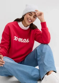 Oversize-Sweatshirt aus Baumwoll-Mix Damen Bekleidung·Blusen & Tuniken|Sweat