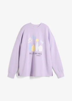 Outlet Oversize-Sweatshirt aus Baumwoll-Mix Damen Sweat|Bekleidung·Blusen & Tuniken