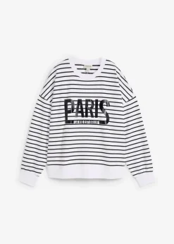 Sale Oversize-Sweatshirt aus Baumwoll-Mix Damen Bekleidung·Blusen & Tuniken|Sweat