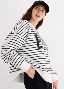 Sale Oversize-Sweatshirt aus Baumwoll-Mix Damen Bekleidung·Blusen & Tuniken|Sweat