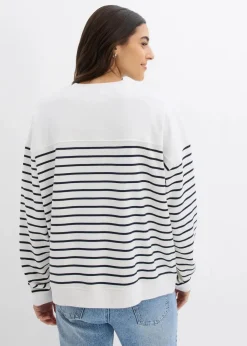 Discount Oversize-Sweatshirt aus Baumwollmix Damen Sweat|Nachhaltigere Materialien