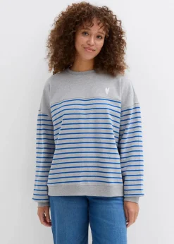 Sale Oversize-Sweatshirt aus Baumwollmix Damen Bekleidung·Blusen & Tuniken|Nachhaltigere Materialien