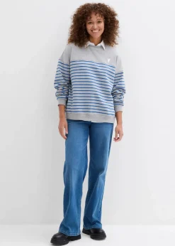 Sale Oversize-Sweatshirt aus Baumwollmix Damen Bekleidung·Blusen & Tuniken|Nachhaltigere Materialien