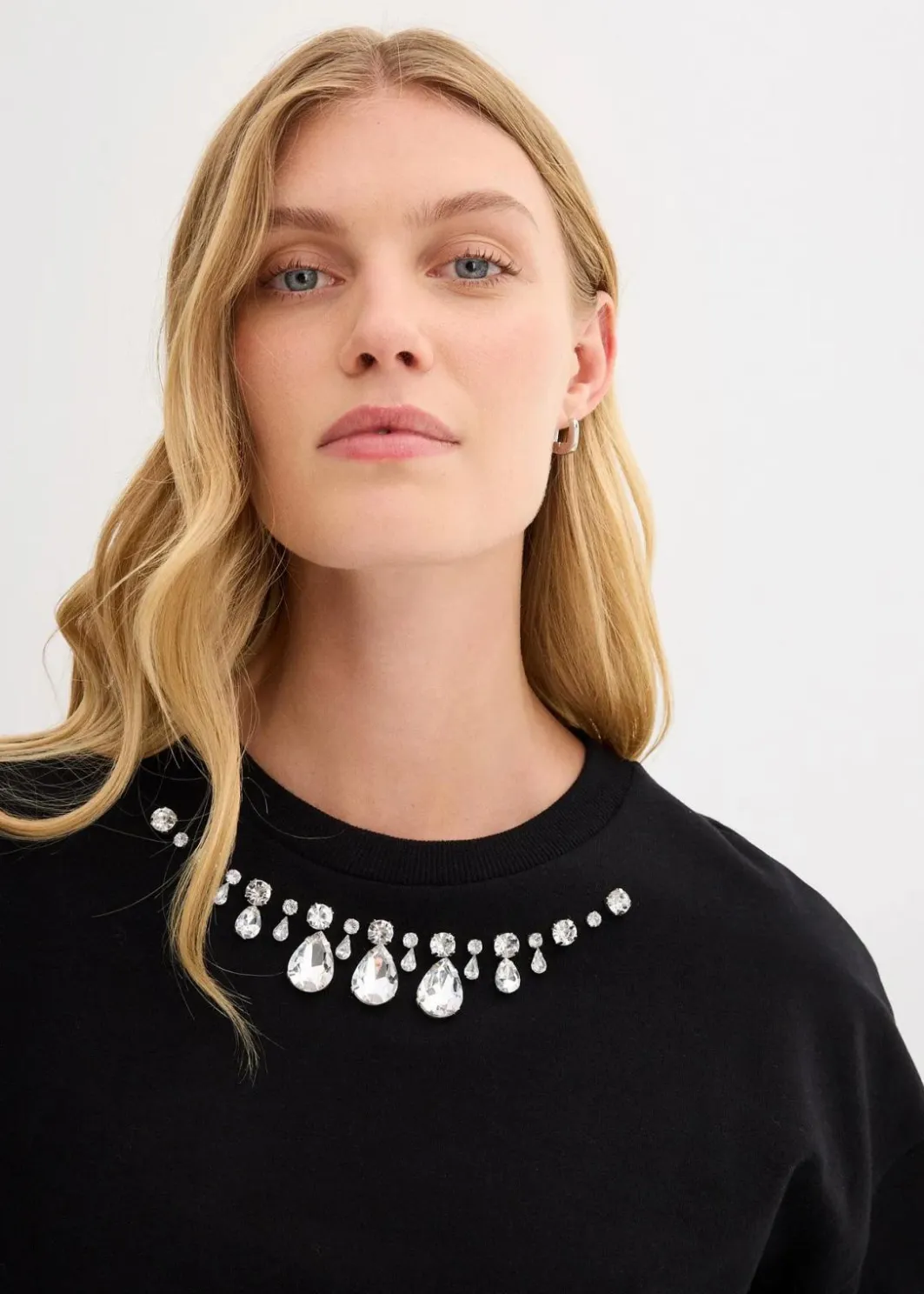 Damen bonprix Sweat|Bekleidung·Blusen & Tuniken|Oversize-Sweatshirt aus Baumwolle