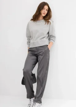 Hot Oversize-Sweatshirt aus Baumwolle Damen Bekleidung·Blusen & Tuniken|Sweat