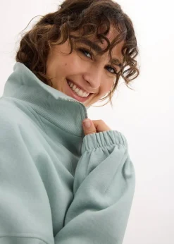 Damen bonprix Sweat|Bekleidung·Blusen & Tuniken|Oversize-Sweatshirt aus Bio-Baumwolle