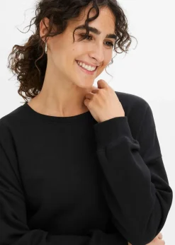 Outlet Oversize-Sweatshirt aus reiner Baumwolle Damen Sweat|Bekleidung·Blusen & Tuniken