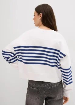 Clearance Oversize-Sweatshirt aus reiner Baumwolle Damen Bekleidung·Blusen & Tuniken|Sweat