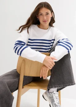 Clearance Oversize-Sweatshirt aus reiner Baumwolle Damen Bekleidung·Blusen & Tuniken|Sweat
