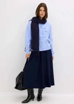 Damen bonprix Sweat|Bekleidung·Blusen & Tuniken|Oversize-Sweatshirt aus reiner Baumwolle