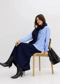 Damen bonprix Sweat|Bekleidung·Blusen & Tuniken|Oversize-Sweatshirt aus reiner Baumwolle