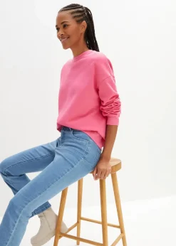 Clearance Oversize-Sweatshirt aus reiner Baumwolle Damen Sweat|Basics