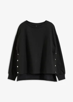 Damen bonprix Bekleidung·Blusen & Tuniken|Sweat|Oversize-Sweatshirt aus reiner Bio-Baumwolle