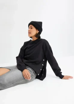Damen bonprix Bekleidung·Blusen & Tuniken|Sweat|Oversize-Sweatshirt aus reiner Bio-Baumwolle