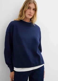 Best Oversize-Sweatshirt aus reiner Bio-Baumwolle Damen Sweat|Basics