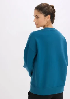 Damen bonprix Bekleidung·Röcke|Bekleidung·Blusen & Tuniken|Oversize-Sweatshirt aus reiner Baumwolle