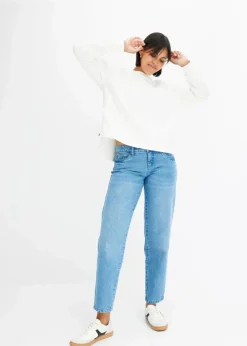 Damen bonprix Nachhaltigere Materialien|Sweat|Oversize-Sweatshirt aus reiner Bio-Baumwolle