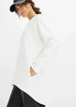 Damen bonprix Bekleidung·Blusen & Tuniken|Sweat|Oversize-Sweatshirt aus reiner Baumwolle