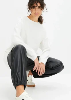 Damen bonprix Bekleidung·Blusen & Tuniken|Sweat|Oversize-Sweatshirt aus reiner Baumwolle