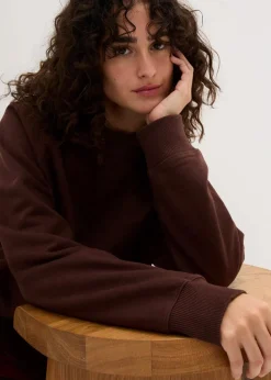Damen bonprix Bekleidung·Röcke|Bekleidung·Blusen & Tuniken|Oversize-Sweatshirt aus reiner schwerer Bio-Baumwolle