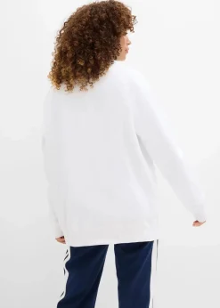Hot Oversize-Sweatshirt aus reiner Bio-Baumwolle Damen Bekleidung·Blusen & Tuniken|Sweat