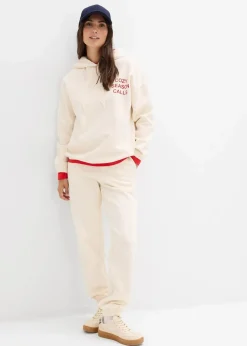 Hot Oversize-Sweatshirt aus reiner Baumwolle Damen Sweat|Nachhaltigere Materialien