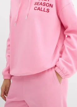 Damen bonprix Bekleidung·Blusen & Tuniken|Nachhaltigere Materialien|Oversize-Sweatshirt aus reiner Baumwolle