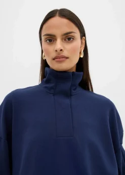 Clearance Oversize-Sweatshirt aus Scuba Damen Sweat|Bekleidung·Blusen & Tuniken