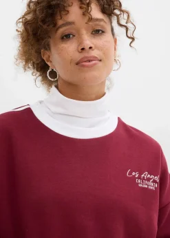 Best Oversize-Sweatshirt aus weichem Baumwoll-Mix Damen Bekleidung·Blusen & Tuniken|Nachhaltigere Materialien