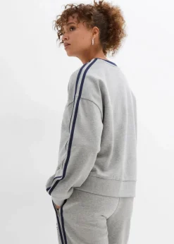 Clearance Oversize-Sweatshirt aus weichem Baumwoll-Mix Damen Sweat|Zweiteiler & Sets