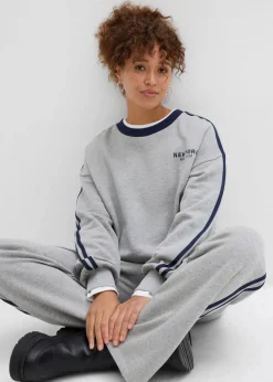 Clearance Oversize-Sweatshirt aus weichem Baumwoll-Mix Damen Sweat|Zweiteiler & Sets