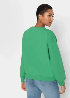 Sale Oversize-Sweatshirt aus weichem Baumwoll-Mix Damen Bekleidung·Blusen & Tuniken|Nachhaltigere Materialien