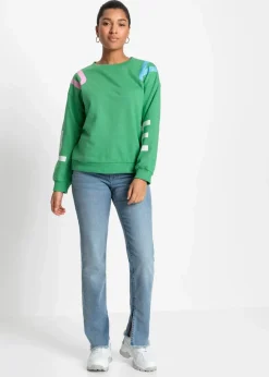 Sale Oversize-Sweatshirt aus weichem Baumwoll-Mix Damen Bekleidung·Blusen & Tuniken|Nachhaltigere Materialien