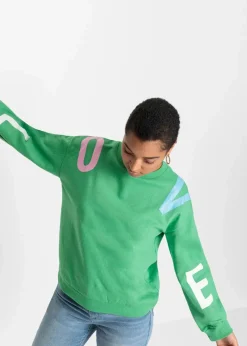 Sale Oversize-Sweatshirt aus weichem Baumwoll-Mix Damen Bekleidung·Blusen & Tuniken|Nachhaltigere Materialien