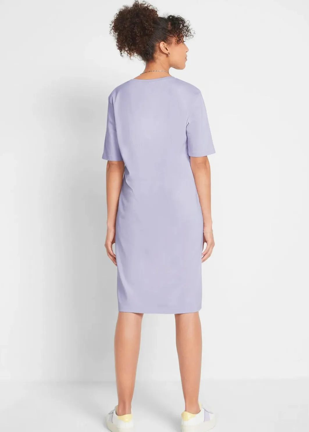 Damen bonprix Kleider|Basics|Oversize-T-Shirtkleid aus reiner Baumwolle (2er Pack)